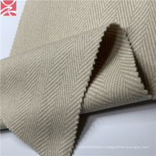 100% wool camel woolen twill herringbone fabric cloth